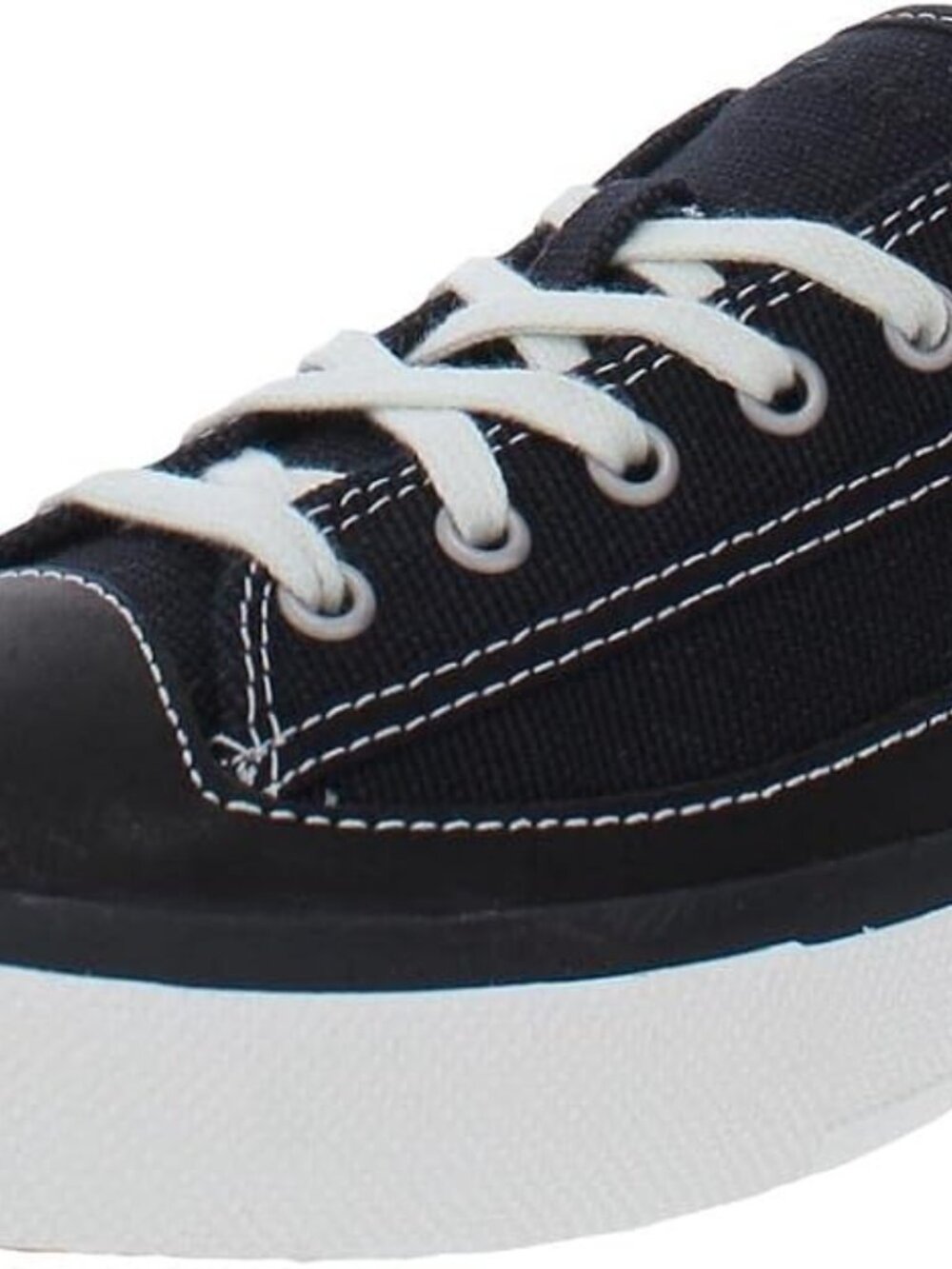 Clarks Aceley Lace Black Canvas Sneakers